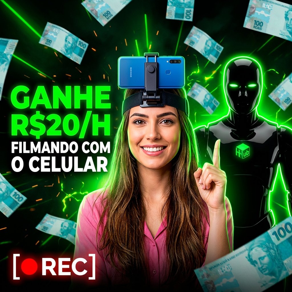 Ganhe R$ 30/H Filmando com o Celular